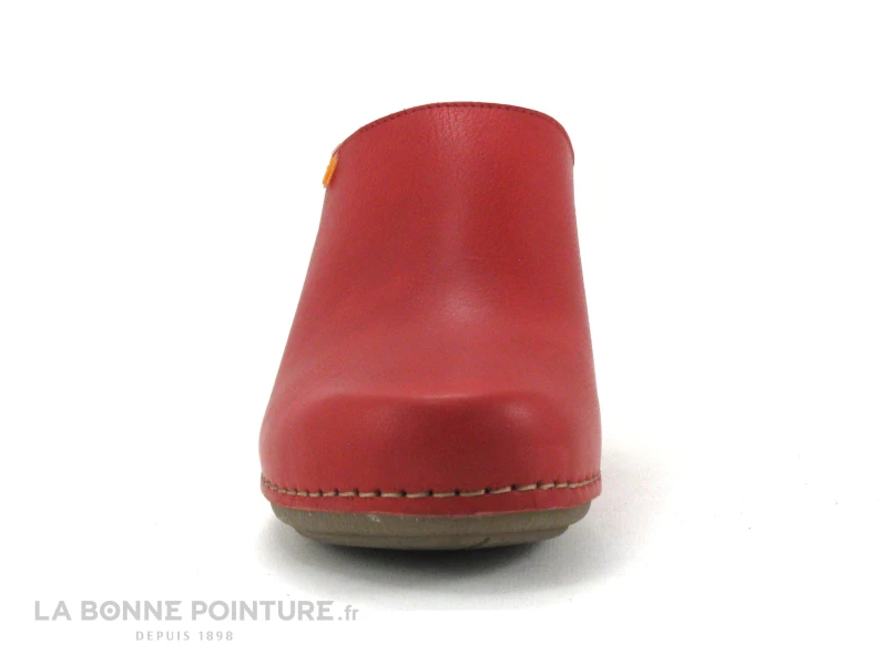 Jungla 7855 Rojo - Sabot Femme Cuir Rouge - Talon Haut 4 Jungla 7855 Rojo - Sabot Femme Cuir Rouge - Talon Haut – Image 2