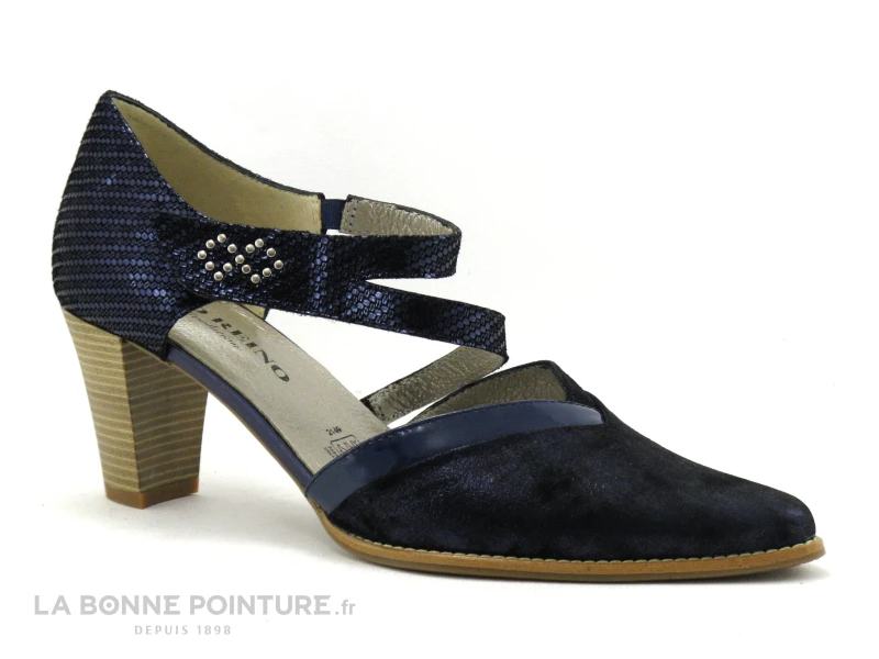 Geo Reino ALVITOL Marine - Escarpin Talon Haut Avec Bride 7 Geo Reino ALVITOL Marine - Escarpin Talon Haut Avec Bride – Image 5