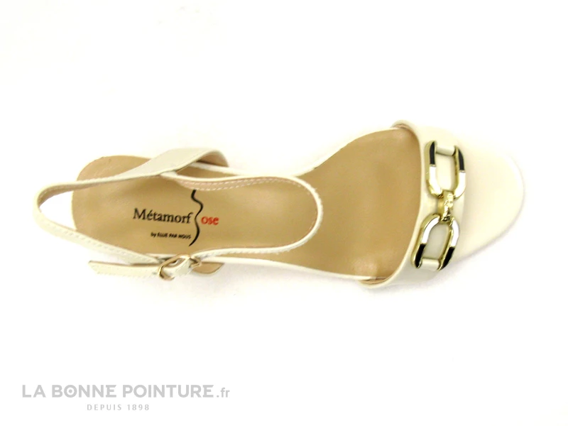 Metamorf Ose NAKATA Beige - Sandale Elegante Talon Haut Original 8 Metamorf Ose NAKATA Beige - Sandale Elegante Talon Haut Original – Image 6