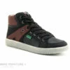 Kickers LOWELL Noir Bordeaux - Basket Montante