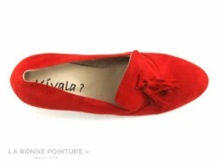 Caty Kivala - LISA Velours Rouge - Pompons - Escarpin Talon Haut -LA BONNE POINTURE Soldes cd24607c73b9e66c561f35ea11d5d5ef img 7876.jpg 114935