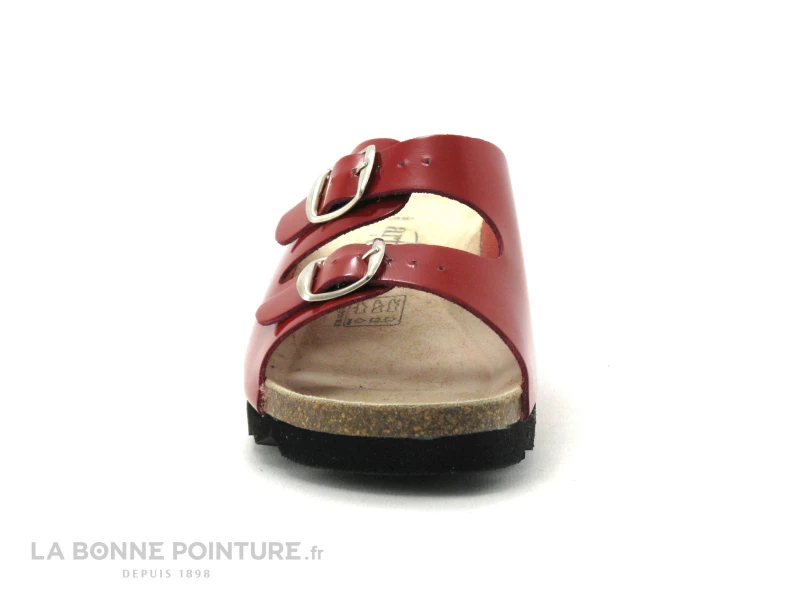 Artika GADIN Verni Rouge - Mule Confort Femme Reglable 4 Artika GADIN Verni Rouge - Mule Confort Femme Reglable – Image 2