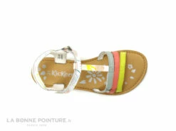 Kickers DIAMANTO Blanc Sunshine 927320 - Sandale Fille Multicolore -LA BONNE POINTURE Soldes cd24607c73b9e66c561f35ea11d5d5ef img 7913.jpg 181193