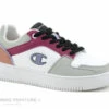 Champion REBOUND 2-0 Low S1332-CHA - Blanc Rose Gris - Basket