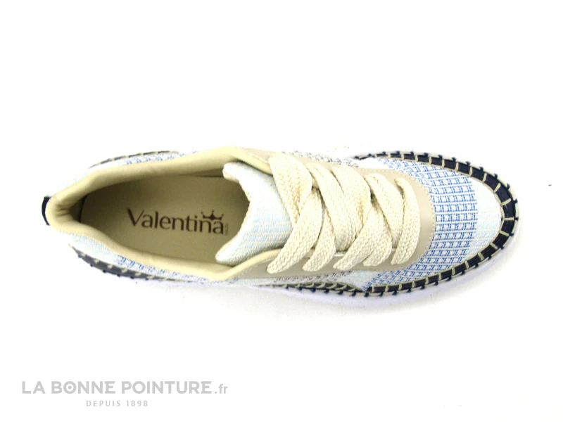 Valentina 605001 - Beige - Marine - Bleu - Sneakers Plateforme Femme 8 Valentina 605001 - Beige - Marine - Bleu - Sneakers Plateforme Femme – Image 6
