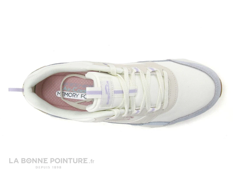 Skechers - Skech-Air Court - 149947 Cool Avenue - Blanc Bleu Beige - Basket F 8 Skechers - Skech-Air Court - 149947 Cool Avenue - Blanc Bleu Beige - Basket F – Image 6