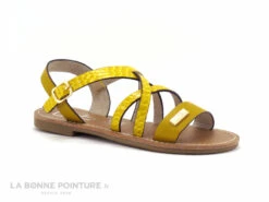 LPB BIANKA - Jaune Croco - Sandale Fille -LA BONNE POINTURE Soldes cd24607c73b9e66c561f35ea11d5d5ef img 8153.jpg 157796