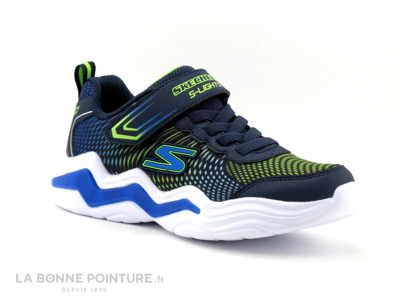 Skechers ERUPTERS IV 400125L Navy Lime - Basket GARCON 7 Skechers ERUPTERS IV 400125L Navy Lime - Basket GARCON – Image 5
