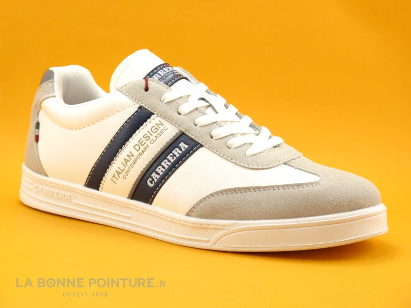 Carrera Self Mix 117025 White Jeans - Basket Blanche Homme 7 Carrera Self Mix 117025 White Jeans - Basket Blanche Homme – Image 5