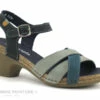 Jungla 7459 - Forest Jade - Nu-pieds Femme Cuir Bleu Et Vert - Petit Talon -LA BONNE POINTURE Soldes cd24607c73b9e66c561f35ea11d5d5ef img 8214.jpg 169659