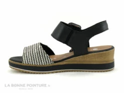 Remonte R6453-01 - Noir - Creme - Sandale Talon Compense 11 Remonte R6453-01 - Noir - Creme - Sandale Talon Compense -LA BONNE POINTURE Soldes cd24607c73b9e66c561f35ea11d5d5ef img 8216.jpg 181670