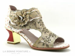 Laura Vita IGCALO 0621 Beige - Sandale Talon