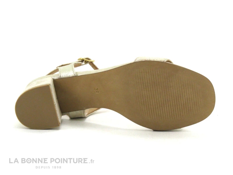 We Do 44021FB Platine - Sandale Femme Talon Carre 9 We Do 44021FB Platine - Sandale Femme Talon Carre – Image 7