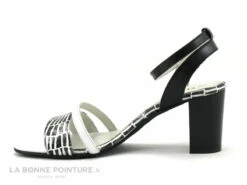 DE CI De La - VULPIN - Noir Blanc Croco - Sandale Talon Haut -LA BONNE POINTURE Soldes cd24607c73b9e66c561f35ea11d5d5ef img 8342.jpg 158064