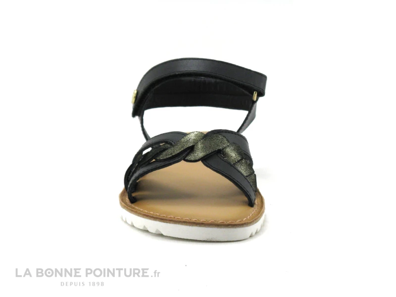 Kickers BETTY Noir Or 694793-30 - Sandale Fille 4 Kickers BETTY Noir Or 694793-30 - Sandale Fille – Image 2
