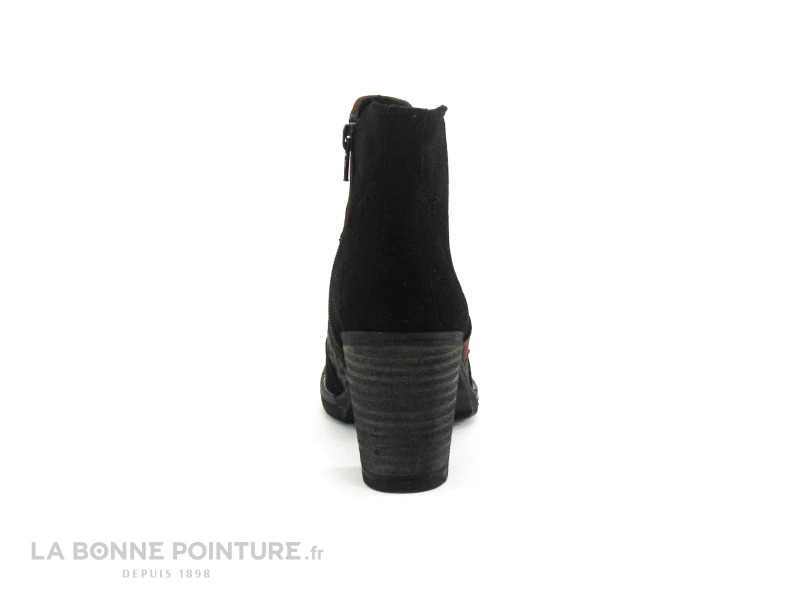 Geo Reino CALAFAL Noir Leopard Bordeaux - Bottine Talon 6 Geo Reino CALAFAL Noir Leopard Bordeaux - Bottine Talon – Image 4