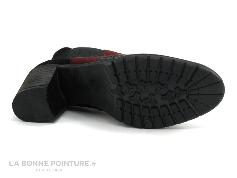 Geo Reino CALAFAL Noir Leopard Bordeaux - Bottine Talon 9 Geo Reino CALAFAL Noir Leopard Bordeaux - Bottine Talon – Image 7