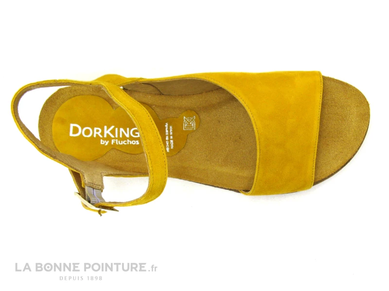 Dorking ESPE D8540-AC Mostaza - Sandale Femme Jaune 8 Dorking ESPE D8540-AC Mostaza - Sandale Femme Jaune – Image 6