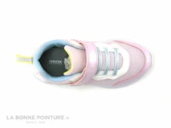 Geox SPRINTYE J25FWA Pink White - Basket Fille Rose Et Blanche -LA BONNE POINTURE Soldes cd24607c73b9e66c561f35ea11d5d5ef img 8392.jpg 169847