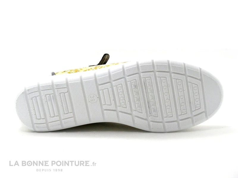 Inea FARFADET Blanc Jaune - Basket Femme Lacet Et Zip 9 Inea FARFADET Blanc Jaune - Basket Femme Lacet Et Zip – Image 7