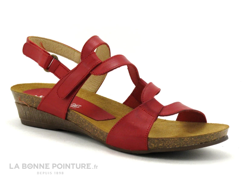 Xapatan 2164 Rouge - Sandale Femme - Petit Talon Compense 7 Xapatan 2164 Rouge - Sandale Femme - Petit Talon Compense – Image 5