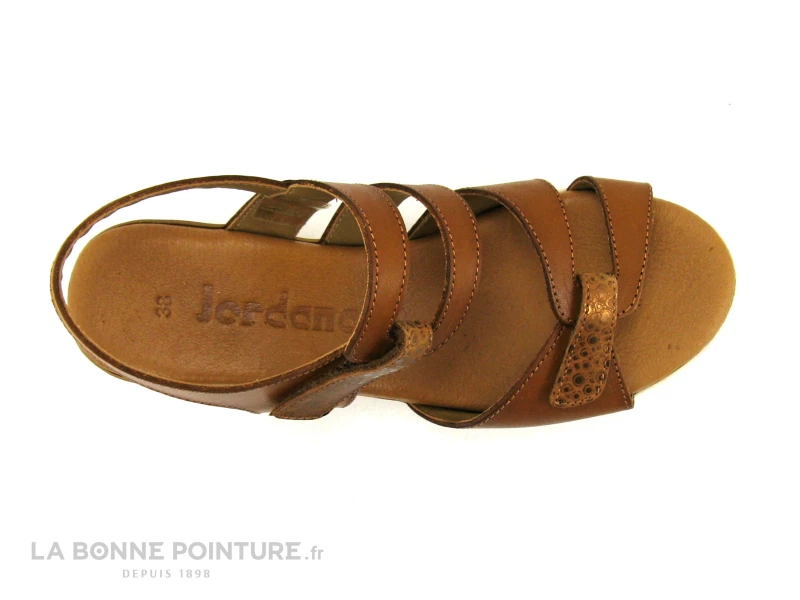 Jordana 681 Cuero - Sandale Marron - 2 Brides Velcro - Compense 8 Jordana 681 Cuero - Sandale Marron - 2 Brides Velcro - Compense – Image 6