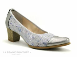 Geo Reino TURBAN Honda Gris - Escarpin Petit Talon