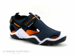 Geox WADER J15304 Marine Orange - Sandale Sport GARCON