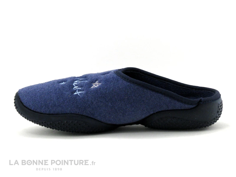 Airplum BONUIT Marine - Pantoufle Femme - Bonne Nuit 4 Airplum BONUIT Marine - Pantoufle Femme - Bonne Nuit – Image 2
