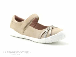 Lilybellule GYSLANA Rose - Ballerine Fille Avec Bride Velcro