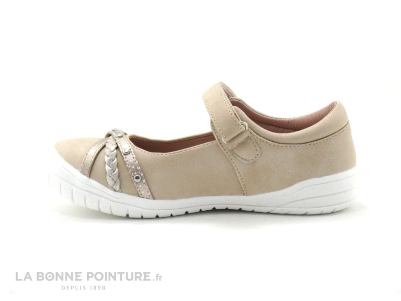 Lilybellule GYSLANA Rose - Ballerine Fille Avec Bride Velcro 4 Lilybellule GYSLANA Rose - Ballerine Fille Avec Bride Velcro – Image 2