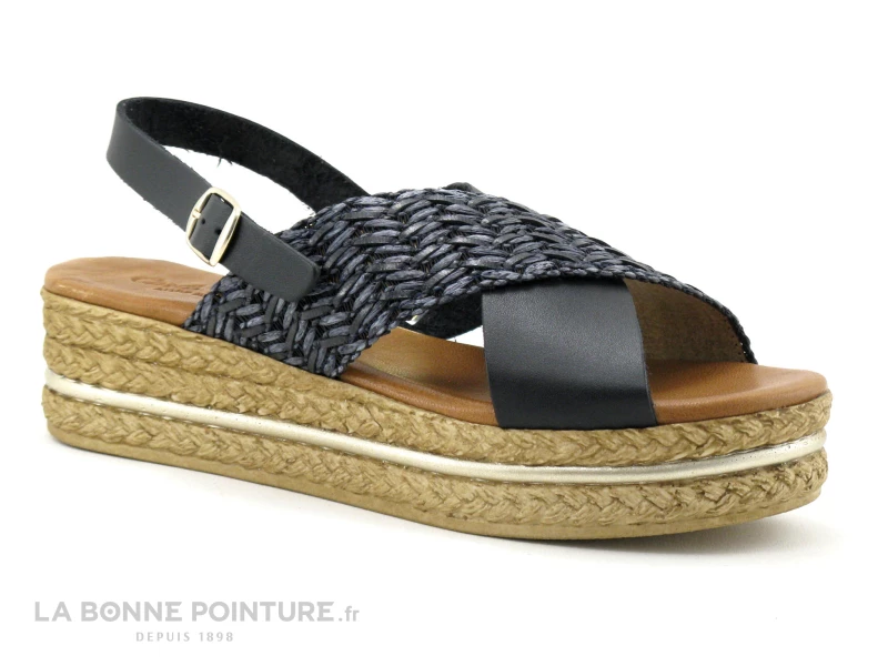 Carla Tortosa 39215 Multi Negro - Brides Croisees - Sandale 7 Carla Tortosa 39215 Multi Negro - Brides Croisees - Sandale – Image 5