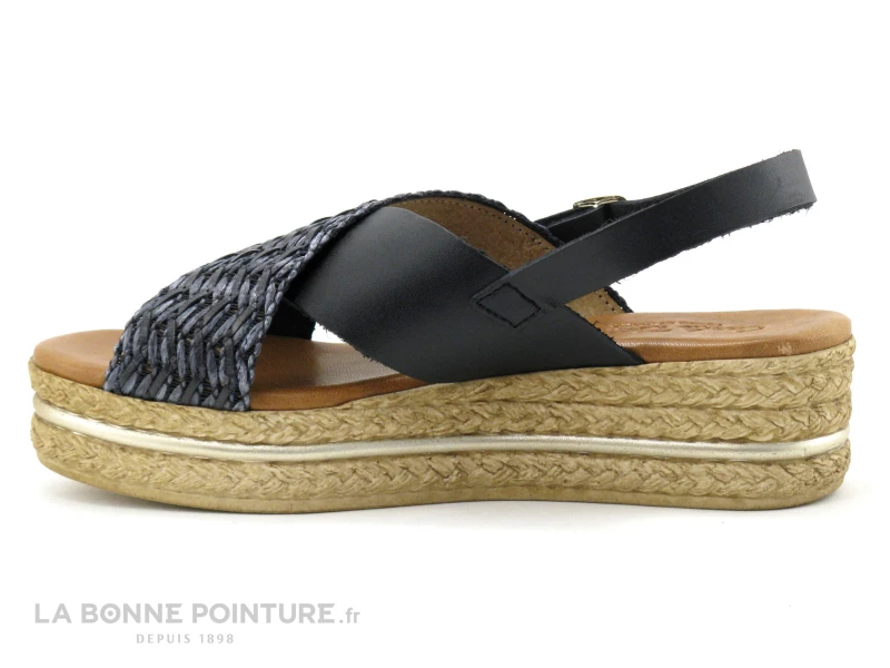 Carla Tortosa 39215 Multi Negro - Brides Croisees - Sandale 5 Carla Tortosa 39215 Multi Negro - Brides Croisees - Sandale – Image 3