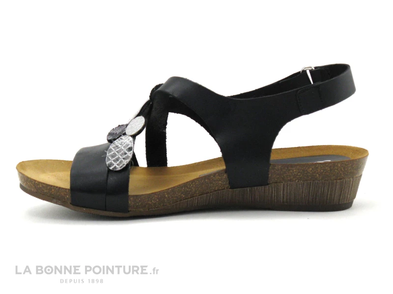 Xapatan 1062 Noir - Nu-pieds Femme - Talon Compense 4 Xapatan 1062 Noir - Nu-pieds Femme - Talon Compense – Image 2