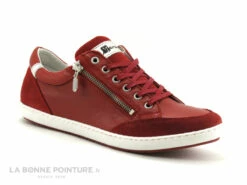 Morans SEVENE Rouge - Basket Basse Femme En Cuir Rouge -LA BONNE POINTURE Soldes cd24607c73b9e66c561f35ea11d5d5ef img 8665.jpg 182263