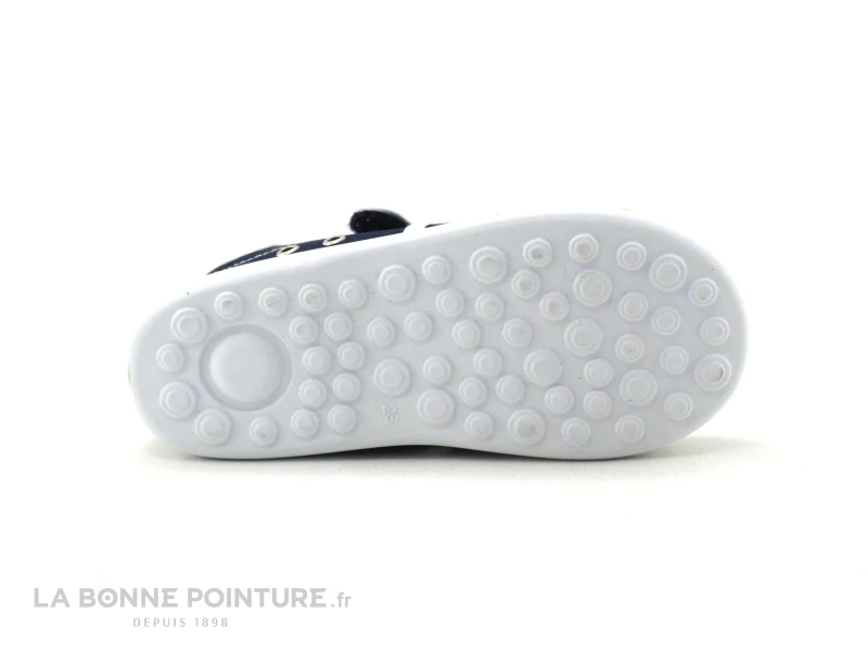 Batilas 394 001 - Basket GARCON Toile Bleu Marine Avec Scratch 7 Batilas 394 001 - Basket GARCON Toile Bleu Marine Avec Scratch – Image 5