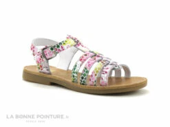 Bopy ELIBRA Multicolore - Sandale Spartiate Fille Cuir