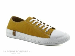 Andrea Conti 0025903051 Gelib - Basket Femme Jaune En Cuir -LA BONNE POINTURE Soldes cd24607c73b9e66c561f35ea11d5d5ef img 8741.jpg 182395