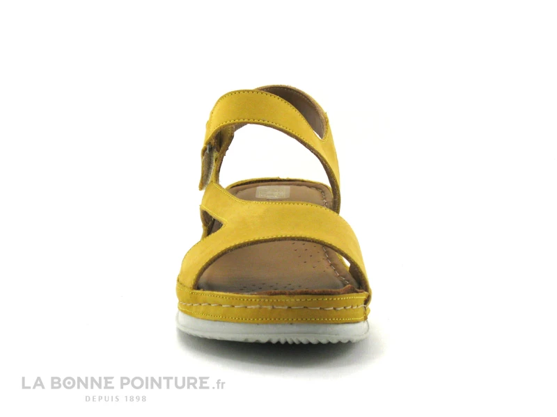 Pedro Torres 3094 Kayisi Nubuck - Sandale Femme Cuir Jaune 4 Pedro Torres 3094 Kayisi Nubuck - Sandale Femme Cuir Jaune – Image 2