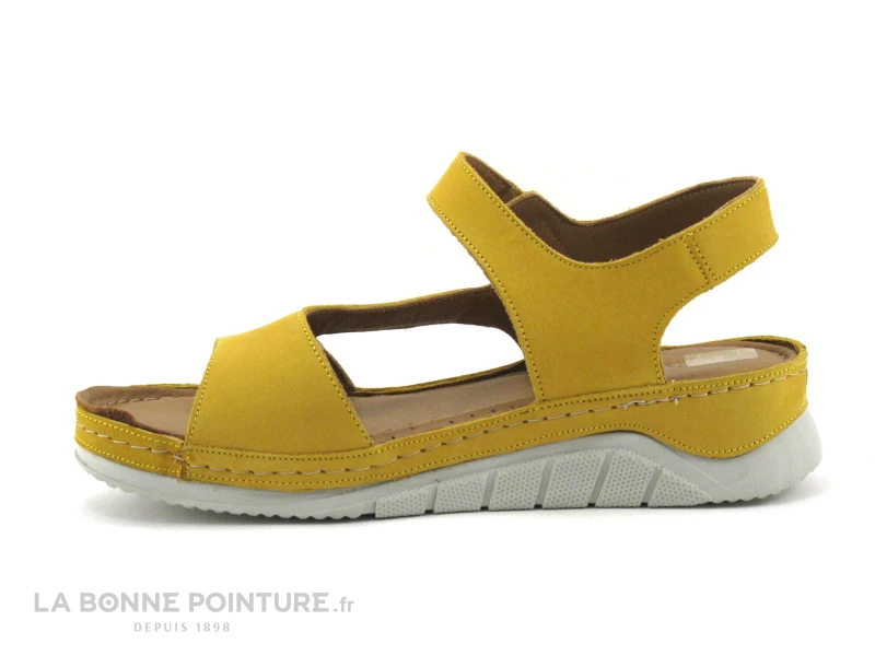 Pedro Torres 3094 Kayisi Nubuck - Sandale Femme Cuir Jaune 5 Pedro Torres 3094 Kayisi Nubuck - Sandale Femme Cuir Jaune – Image 3