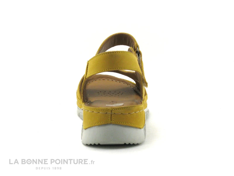 Pedro Torres 3094 Kayisi Nubuck - Sandale Femme Cuir Jaune 6 Pedro Torres 3094 Kayisi Nubuck - Sandale Femme Cuir Jaune – Image 4