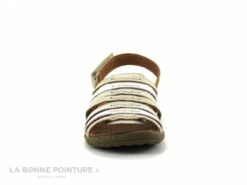 Karyoka ROSE Platine Multi - Sandale Femme Cuir Metal -LA BONNE POINTURE Soldes cd24607c73b9e66c561f35ea11d5d5ef img 8768.jpg 182423