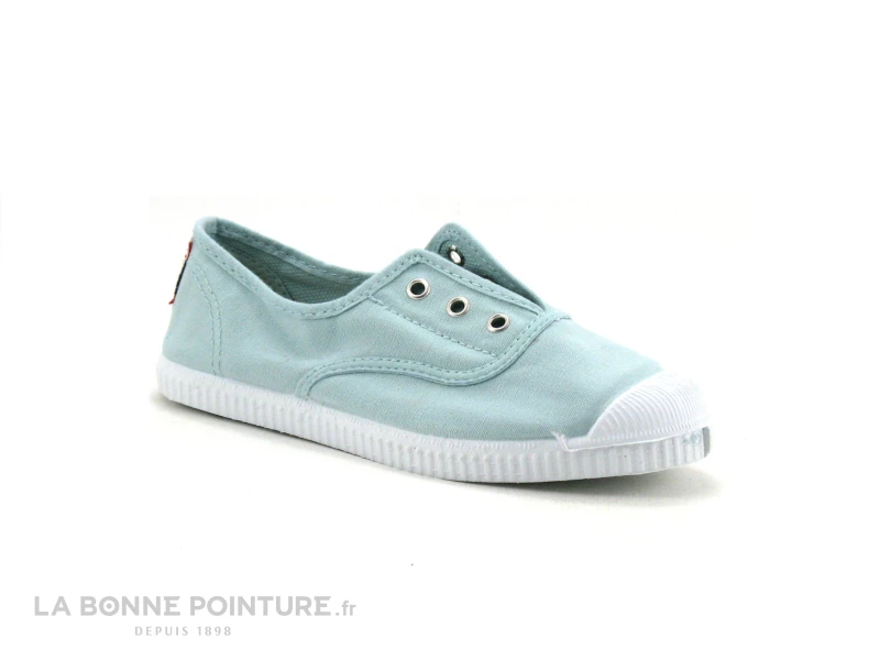 Cienta 70997 Opale - Basket Enfant En Toile Verte Sans Lacet 7 Cienta 70997 Opale - Basket Enfant En Toile Verte Sans Lacet – Image 5