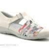 Suave OXFORD 6618T - Blanc Casse - Multicolore - Chaussure Ouverte