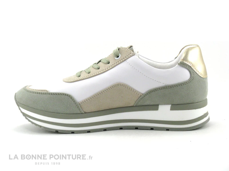 Marco Tozzi 2-23729-28 White Dune - Basket Compensee Femme 5 Marco Tozzi 2-23729-28 White Dune - Basket Compensee Femme – Image 3