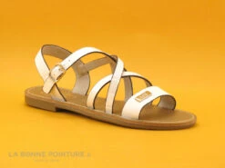 LPB BIANKA Blanc - Sandale Blanche Fille