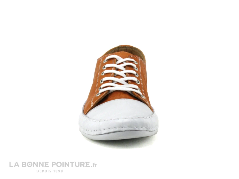 Andrea Conti 0025903 044 Papaya - Basket Femme Cuir Orange 4 Andrea Conti 0025903 044 Papaya - Basket Femme Cuir Orange – Image 2