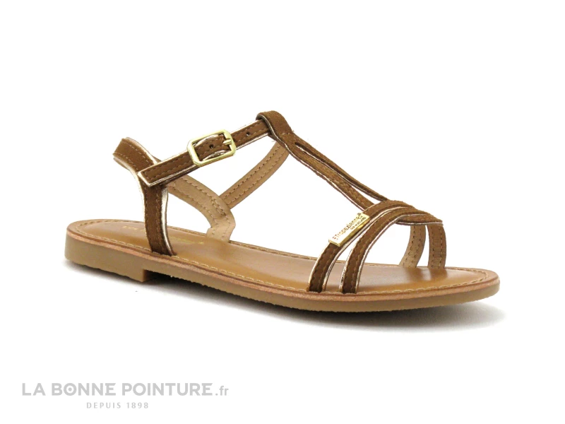 Tropeziennes BADABUC Tan - 23160 - Sandale Plagette Fille 3 Tropeziennes BADABUC Tan - 23160 - Sandale Plagette Fille
