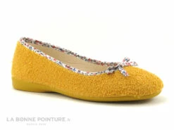Zels 2333 Mostaza - Pantoufle Ballerine Souple Jaune