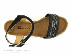 Morans TREMEUR Noir - Perles Brillantes - Sandale Talon Compense 10 Morans TREMEUR Noir - Perles Brillantes - Sandale Talon Compense -LA BONNE POINTURE Soldes cd24607c73b9e66c561f35ea11d5d5ef img 9102.jpg 170505